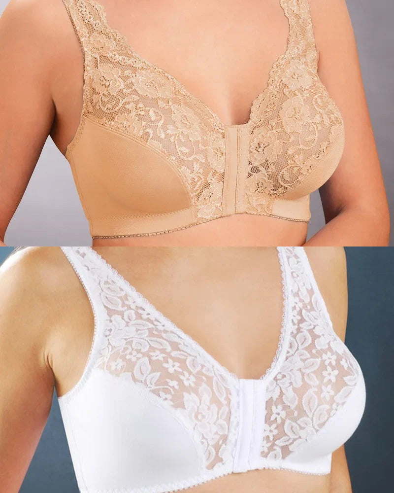 winter sale 💖Front Hooks, Stretch-Lace, Super-Lift And – ALL IN ONE BRA /SET OF 3