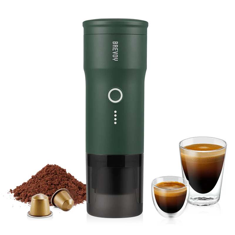 Portable Espresso Maker - Camping Green & More